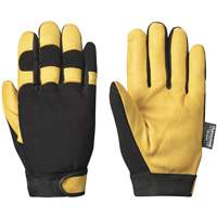 891 Mechanic's Style Insulated Ergonomic Gloves, Grain Goatskin Palm, Size Small Equipex