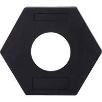 2320 Stackable Delineator Base, 17 lbs. Equipex