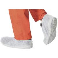2022 Disposable Shoe Covers, One Size, Polypropylene, White Equipex