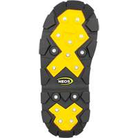 Voyager Glacier Trek Cleats Overshoes with Heels, Nylon/Polyurethane, Buckle, Fits Men's 5 - 6.5/Women's 6 - 8 Equipex
