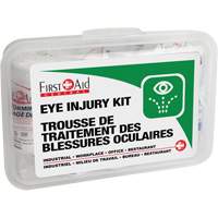 Ensemble pour les l&eacute;sions oculaires, Boîte en plastique Equipex