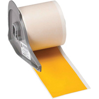 Ruban adh&eacute;sif permanent toutes saisons pour &eacute;tiquettes, Vinyle, Jaune, Largeur de 2" Equipex