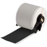 Ruban adh&eacute;sif permanent toutes saisons pour &eacute;tiquettes, Vinyle, Noir, Largeur de 2" Equipex