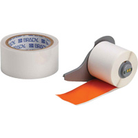 Ruban adh&eacute;sif polyvalent ToughStripe ultra-robuste avec pellicule de protection, Polyester, Orange, Largeur de 2" Equipex