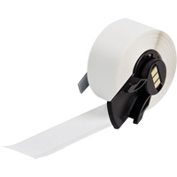 Multi-Purpose Label Tape, Vinyl, White, 1" Width Equipex