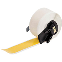 Multi-Purpose Label Tape, Vinyl, Yellow, 1.9" Width Equipex