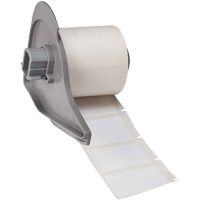 Harsh Environment Multi-Purpose Labels, Polyester, 1.5" L x 1" H, White Equipex