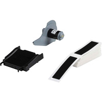 Raised Panel Labels, Polyester, 1" L x 4" H, Black Equipex