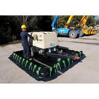 Ultra-Containment Berm&reg;, 179 US gal. Capacity, 4' W x 6' L x 12" H, Stake Wall Equipex
