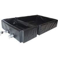 Ultra-Track Berm, 144 US gal. Capacity, 4' W x 6' L x 12" H, Foam Wall Equipex