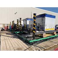 Ultimate Copolymer 2000 Ultra-Containment Berm&reg;, 179 US gal. Capacity, 4' W x 6' L x 12" H, Hinge Bracket Equipex