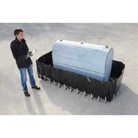 Ultra-275 Containment Sump&reg; Flexible Fuel Tank Container without Drain, 102" L x 48" W, 400 US gal. Capacity Equipex
