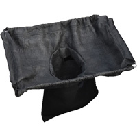 Square Ultra-Drain Guard&reg; Catch Basin Insert with Overflow Port, Oil & Sediment, 16" - 28" L x 20" - 36" W Equipex