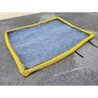 Small Ultra-Filter Pad, 0.8 US gal. Capacity, 2.5' W x 2' L x 3" H, Foam Wall Equipex