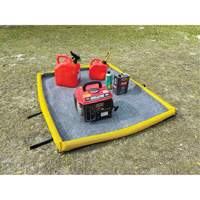 Small Ultra-Filter Pad, 0.8 US gal. Capacity, 2.5' W x 2' L x 3" H, Foam Wall Equipex