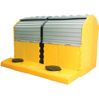 Extender Kit without Drain for Ultra-Hard Top Spill Pallets&reg;, 64" L x 79" W x 62" H, 9000 lbs. Load Capacity Equipex