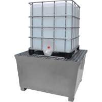 Steel Ultra-IBC Spill Pallet&reg;, 370 US gal. Spill Capacity, 57.6" x 34.7" x 56.9" Equipex