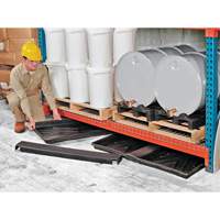 Triple-Tray Ultra-Rack Containment Tray&reg;, 72" L x 44" W x 2.8" H, 24 US gal. Spill Capacity Equipex