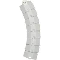 Small Ultra-Sidewinder Cable Protection System avec capuchons, 39,5" x 3" x 0,8", 2000 lb (1 tonne) Equipex