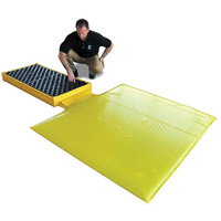 2-Drum Flexible Ultra-Spill Deck&reg; Bladder System, 88 US gal. Spill Capacity, 48" x 27" x 5" Equipex