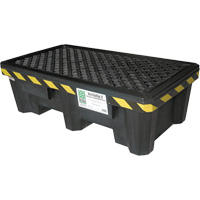 2-Drum Economy Ultra-Spill Pallet&reg;, 66 US gal. Spill Capacity, 53" x 29" x 16.5" Equipex