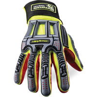 Gants r&eacute;sistants aux coupures Rig Lizard 2028X, 6/T-petit, Paume en Synth&eacute;tique/PEHP, Poignet &eacute;lastique/Boucle et crochet Equipex