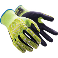 Gants r&eacute;sistants aux chocs Helix 3062IMP, 6/T-petit, Paume en Mousse de nitrile, Poignet &eacute;lastique/Poignet en tricot Equipex