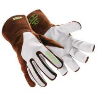 Gants de soudage HeatArmor 5054, Cuir fleur de ch&egrave;vre, Taille Petit/7 Equipex