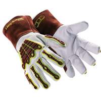 Gants de soudage HeatArmor 5055, Cuir fleur de ch&egrave;vre, Taille Petit/7 Equipex