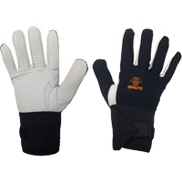 Left-Hand Anti-Impact Glove, 7/Small, Grain Leather Palm, Elastic Cuff Equipex