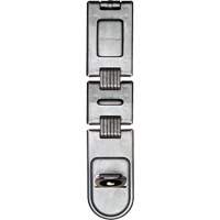 Double-Hinged Security Hasp, Silver Equipex