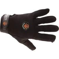 Mechanic Anti-Impact Gloves, 7/Small, Synthetic/Suede Palm, Elastic/Hook & Loop Cuff Equipex