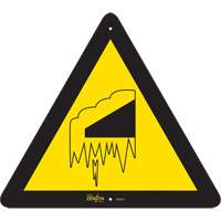 Falling Snow/Ice CSA Standard Safety Sign, 12" x 12", Aluminum, Pictogram Equipex