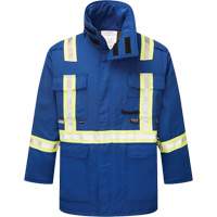 Parka isol&eacute;, antistatique et ignifuge  6,5 oz Westex DH, Petit, Bleu royal Equipex