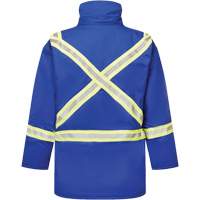 Avenger 9 oz. Flame Resistant Insulated Parka, Small, Royal Blue Equipex