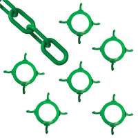Ensemble de connecteurs de chaîne pour c&ocirc;nes, Vert Equipex