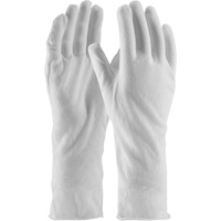 Gants d'inspection de qualit&eacute; sup&eacute;rieure CleanTeam, Coton, Poignet Non ourl&eacute;, Taille unique Equipex