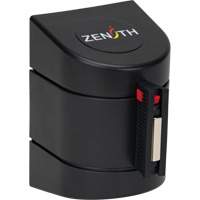 Barri&egrave;re murale magn&eacute;tique avec bande magn&eacute;tique, Plastique, Fixation magn&eacute;tique, 15', Ruban Noir et jaune Equipex