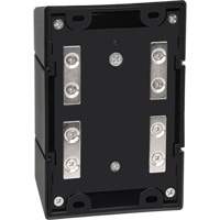 Barri&egrave;re murale magn&eacute;tique avec bande magn&eacute;tique, Plastique, Fixation magn&eacute;tique, 15', Ruban Noir et jaune Equipex