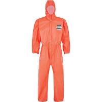 Combinaison MicroMax NS avec capuchon, poignets, taille et chevilles &eacute;lastiques, Petit, Orange, Microporeux Equipex