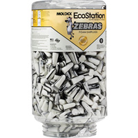 Zebras Disposable Earplugs Refill for EcoStation&reg;  Earplug Dispenser, Bulk - Canister Equipex