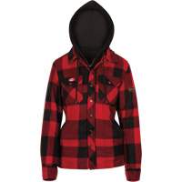 415RBW Chemise &agrave; capuche matelass&eacute;e, Femmes, T-petit, Multicolore Equipex