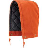 539 Hood for Quilted Safety Parka, Bomber or Coverall, Orange, Cotton Equipex