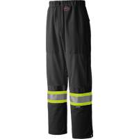 6003BKP Pantalon de s&eacute;curit&eacute; routi&egrave;re, Polyester, Petit, Noir Equipex