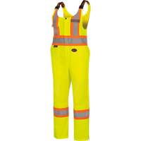 6000W Women's High-Visibility Traffic Safety Overalls, Polyester, X-Small, High Visibility Lime-Yellow Equipex