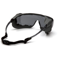 Cappture Plus Safety Goggles, Grey Lens, Anti-Fog, Closed Vent Equipex