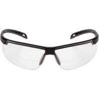 Lunettes de lecture H2MAX avec monture noire, Antibu&eacute;e, Transparent, Dioptrie 2,0 Equipex