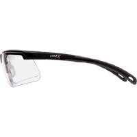 Lunettes de lecture H2MAX avec monture noire, Antibu&eacute;e, Transparent, Dioptrie 2,0 Equipex