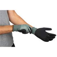 Gants &eacute;cologiques enduits &agrave; prise cr&ecirc;p&eacute;e, 9, R&ecirc;vetement Mousse de latex, Calibre 15, Enveloppe en Nylon/rPET Equipex