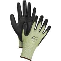 Gants &eacute;lastiques &eacute;cologiques sans coutures r&eacute;sistants &agrave; la coupe, Taille 8, Calibre 13, Rev&ecirc;tement Polyur&eacute;thane, Enveloppe en PEHP/rPET, ASTM ANSI niveau A4 Equipex